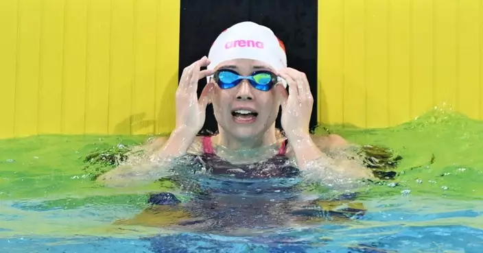 全運會｜何詩蓓女子50米自由泳50米蛙泳晉身半決賽