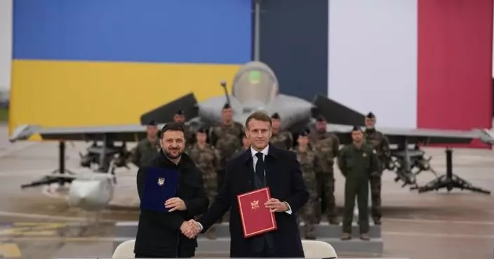 澤連斯基與馬克龍簽署意向書 烏克蘭將採購法國陣風戰機