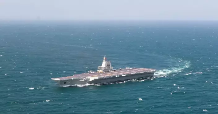 福建艦入列後首次 中國海軍航母編隊完成海上實兵訓練