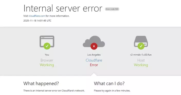Cloudflare故障全球網站大死機 至深夜陸續恢復
