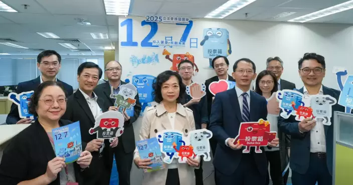 2025立法會選舉｜律政司各科別專員走訪律政中心 呼籲同事12.7投票