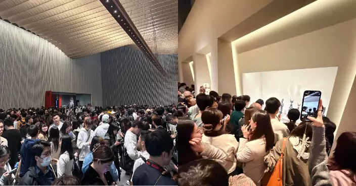 遊人迫爆古埃及文明展 故宮文化博物館宣布持11.22門票3個月內可再入場