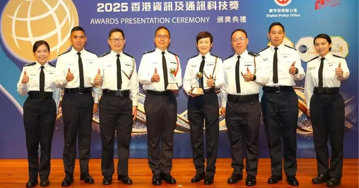 警方「離場易」與「智慧交通系統」奪資訊通訊科技獎 繼續善用科技為民締造便捷生活