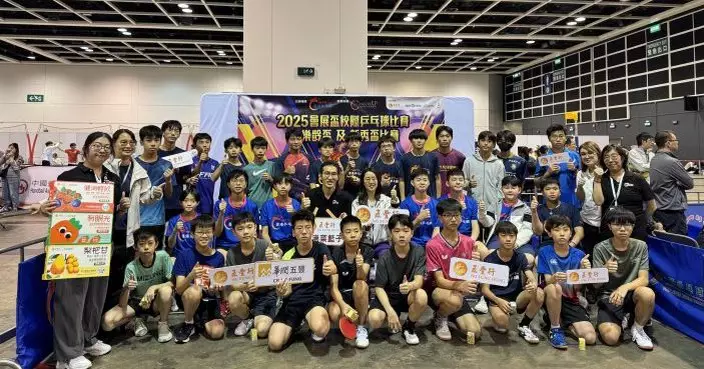 五豐行再次贊助會展盃乒乓賽   推動「運動+飲食」跨代健康生活