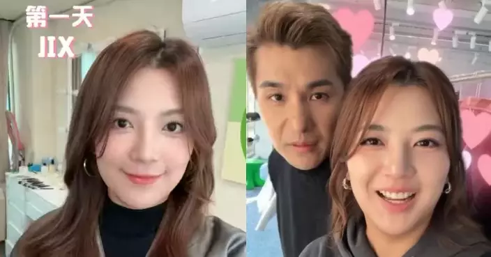 陳展鵬陪老婆赴韓工作兼幫手拍片 單文柔讓shopping時間慰勞老公