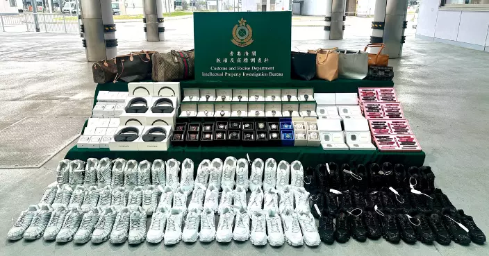 港珠澳大橋兩入境貨車藏3300件懷疑冒牌貨物 海關拘兩司機