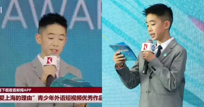 12歲Jasper任國際傳播青少年推廣大使 應釆兒為大仔感驕傲