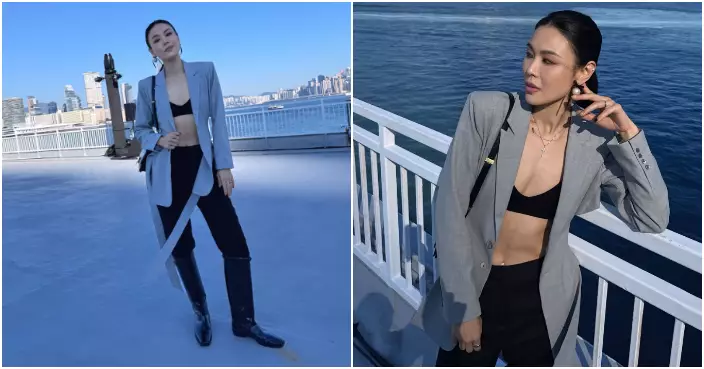 千禧女神何嘉莉著bra top現身  Fit爆狀態獲讚「超索」