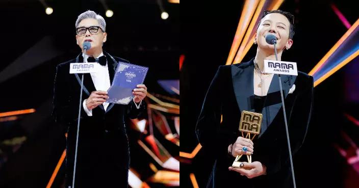 GD奪MAMA年度藝人共斬獲四獎 與發哥相隔十年再度同台