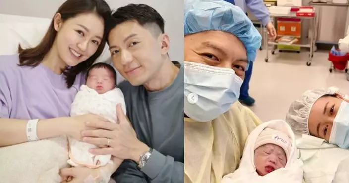 袁偉豪三年抱兩 張寶兒順利誕二寶「袁氹氹」