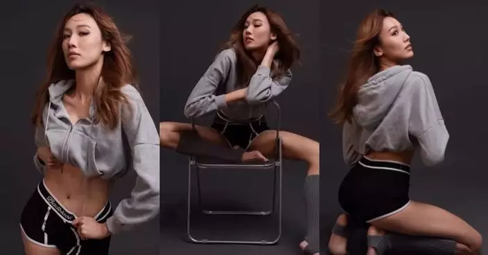 《東張西望》主持黎寬怡晒超強腹肌 澄清大肚疑雲