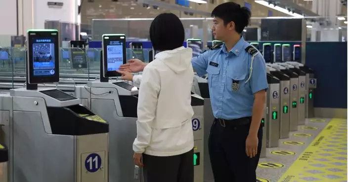 澳門珠海橫琴口岸實施人臉識別通關　首12小時8000多人登記