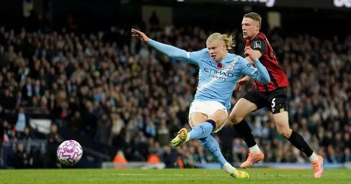 英超聯賽　曼城主場3:1擊敗般尼茅夫