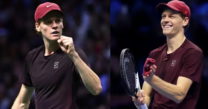 ATP網球年終賽　冼拿在小組賽旗開得勝