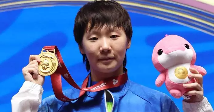 全運會｜乒乓女單王曼昱局數4:2挫孫穎莎封后並成功衛冕