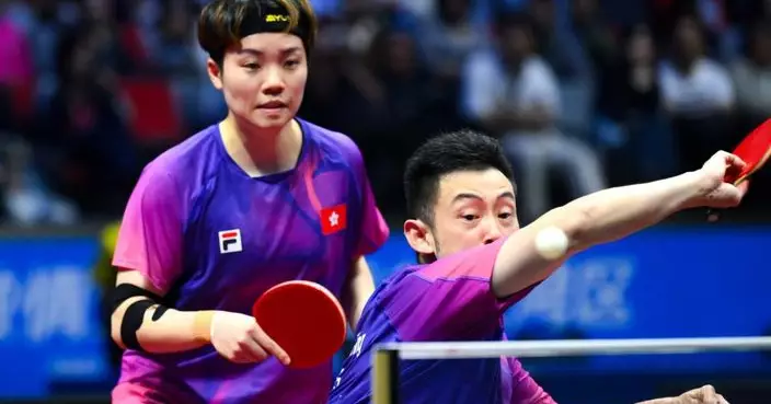 全運會｜乒乓混雙港隊黃鎮廷、杜凱琹不敵遼寧組合　八強止步