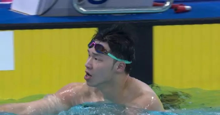 十五運會｜三名港隊泳手晉身男子50米蛙泳複賽