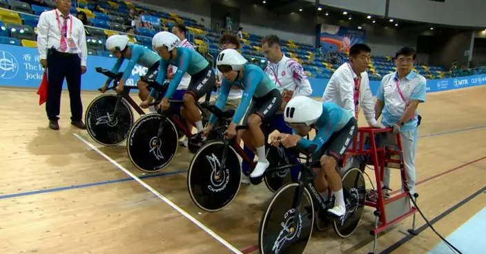 十五運會｜場地自行車團體競速賽及追逐賽　港隊未能晉身第一輪