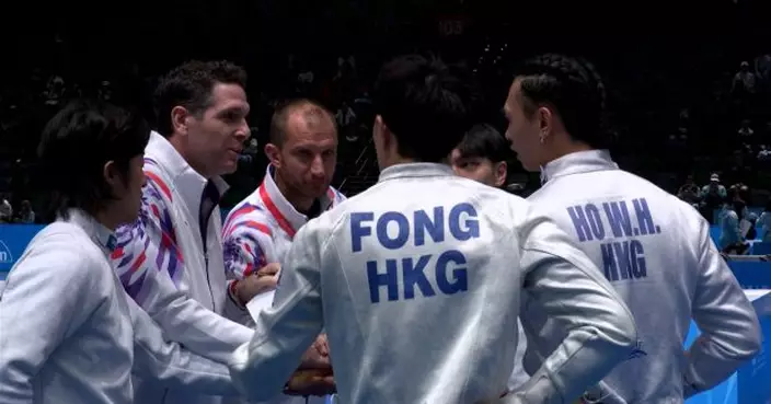 十五運會｜港隊男子重劍團體賽不敵寧夏隊　以第六名完成賽事