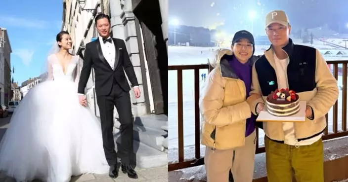 胡杏兒結婚十年雪中放閃 李乘德甜叫「女王」賀錫婚