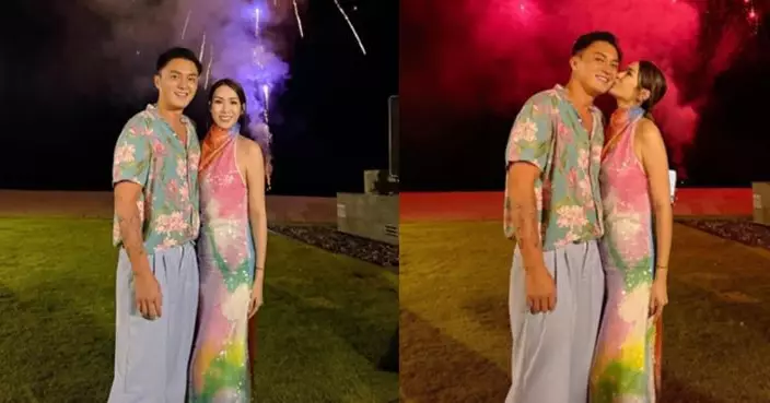 莊思明與楊明煙花下甜蜜錫錫 網民催婚兼猜疑有孕