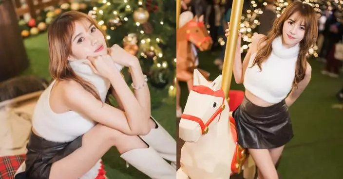 「東張女神」鄧凱文聖誕大派福利晒長腿 夢想去芬蘭搵聖誕老人