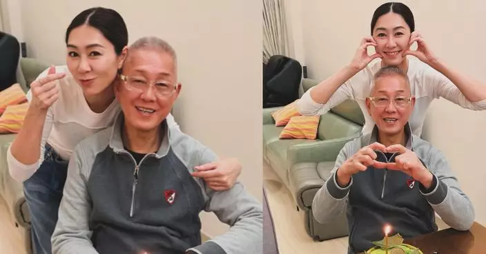 胡定欣賀父70歲生日 晒合照網民讚胡爸爸「凍齡」