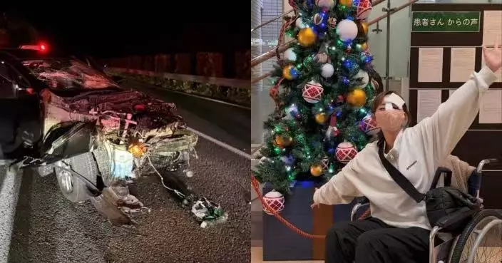 行高速躲鹿撞欄車輛撞成爛鐵 日YouTuber自曝靠iPhone「1功能」救命