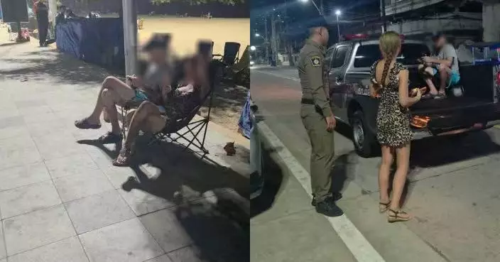赴泰旅遊重逢舊情復燃 俄籍前夫婦露營椅激戰遭警方開罰