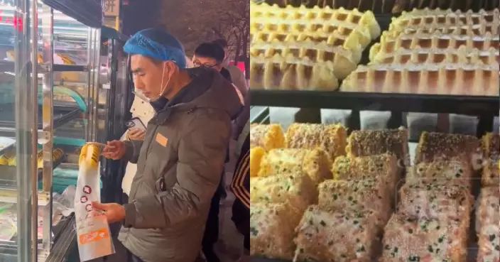 訂單暴增難應付 河南麵包攤老闆通宵趕工仍供不應求攰到暫停出攤