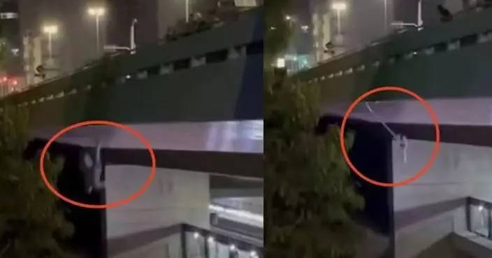 有片！巴西女違禁區挑戰笨豬跳出事 安全繩回彈致頭部猛撞高架橋受傷