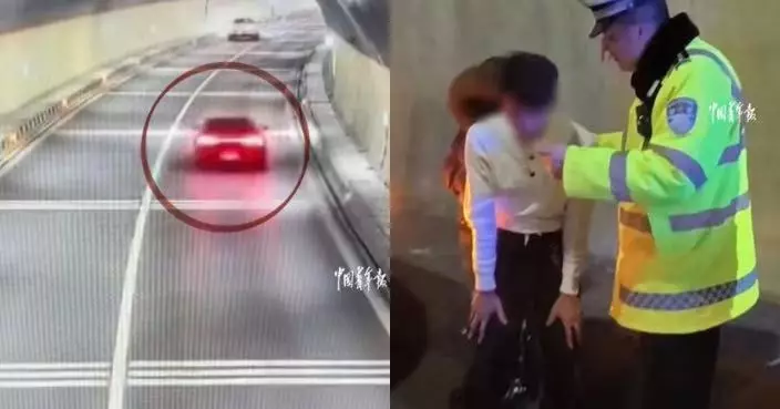 定速巡航失靈高速上狂飆 內地男女獲警方護航行駛490公里靠耗盡燃油才停下