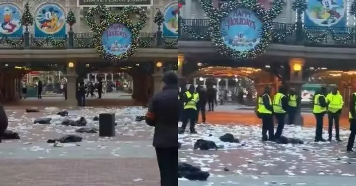 清潔員大罷工 巴黎迪士尼園區佈滿垃圾 米奇仍歡樂迎賓形鮮明反差