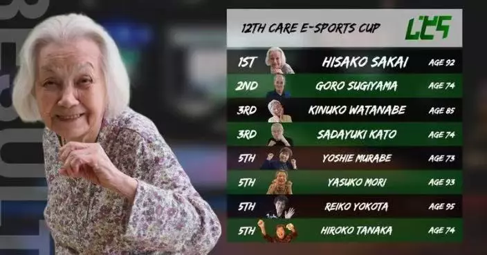 參加長者電競賽《鐵拳8》 日本92歲婆婆過關斬將刷新最高齡奪冠紀錄