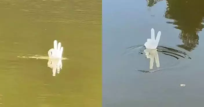 內地男自製「手勢浮標」有魚上鉤即比ok命中率近100% 引網民催量產