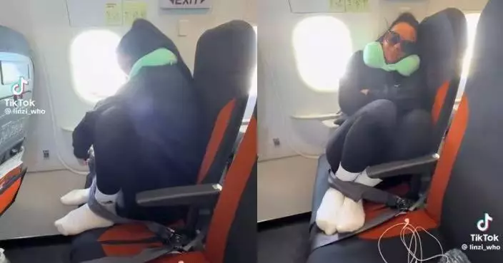 TikTok瘋傳「機上蜷縮睡姿」 醫生警告恐引發血栓甚至致命