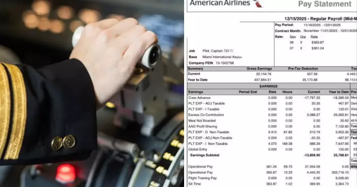 年薪達逾356萬 美波音客機機長曬薪資單引熱議