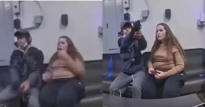 超市偷嘢斷正 美漢被問話突拔槍近距離指向警員 驚險一刻曝光