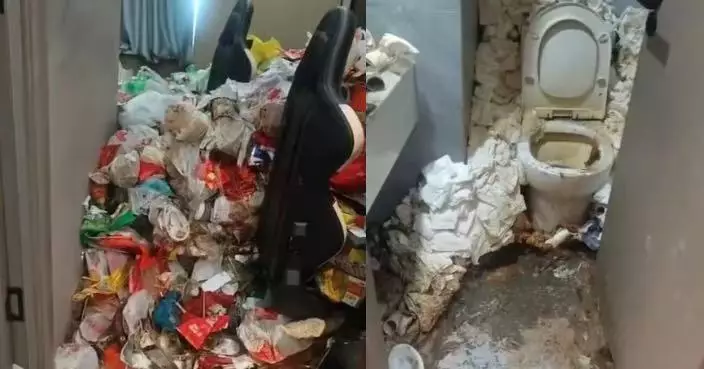 男房客入住吉林電競酒店1年後退房 清潔人員入內驚見垃圾塞爆全屋震驚