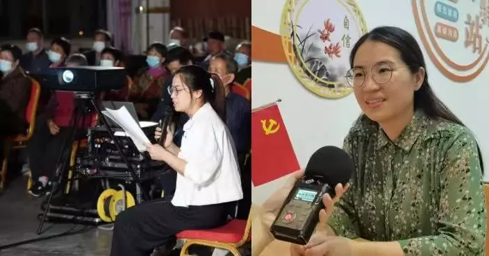 因嫲嫲視障受啟發 寧波女為盲人講電影15年 再組合唱團助與世界連結