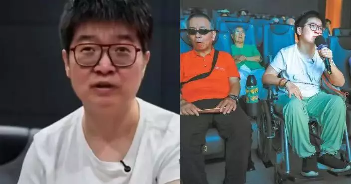 坐輪椅為盲人講電影13年 北京腦癱女用聲音讓盲人朋友「看見」銀幕