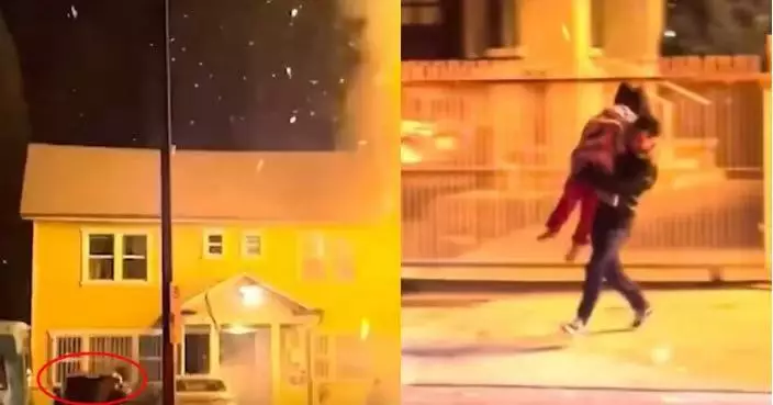 返家途中遇民宅起火 美救護員捨身衝入火場勇救被困7歲女童