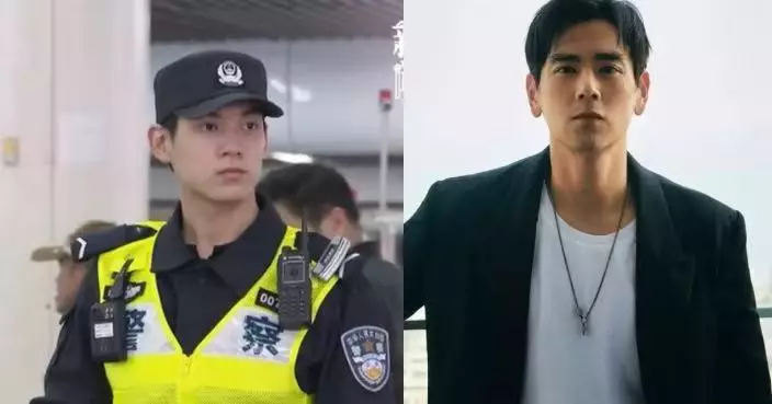 上海高大靚仔警員撞樣彭于晏爆紅 攜警犬街頭巡邏吸網民湧往求偶遇