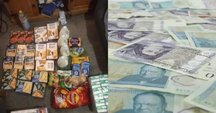 英國超市物價高企 男子曬兩周食材竟高達近1300元惹議