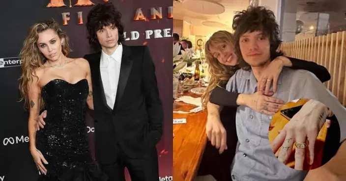 美國天后Miley Cyrus與小6歲Maxx Morando拍拖4年 晒巨型鑽戒宣布訂婚