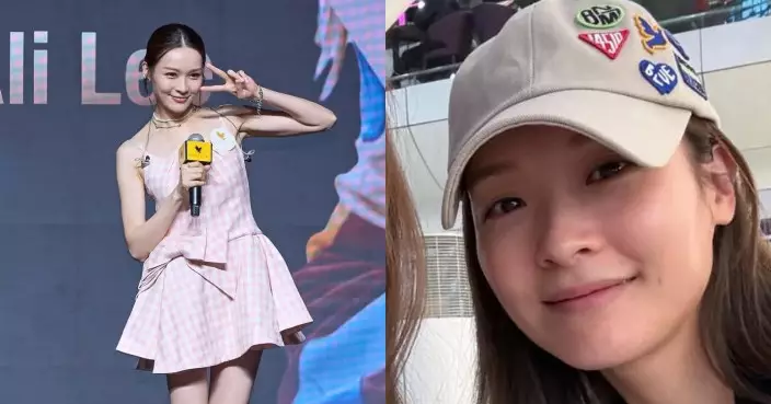 李佳芯機場被捕獲 43歲透亮肌膚少女感滿溢