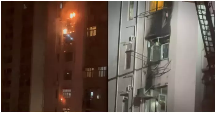 荃灣中心凌晨有單位起火 約100住客疏散無人傷