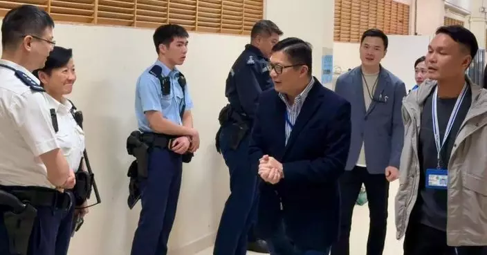 2025立法會選舉｜鄧炳強感謝當值及擔任義工紀律部隊人員 全力以赴守護香港穩步向前