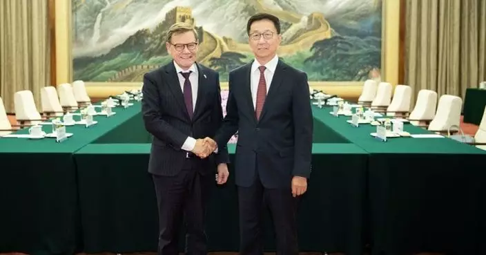 韓正晤訪華德國外長　冀推動中德全方位戰略夥伴關係合作互利共贏