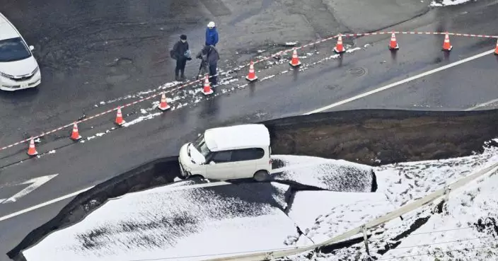 日本青森外海7.5級地震　增至約50人傷